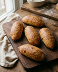 Panini all'olio, handmade Italian olive oil bread rolls
